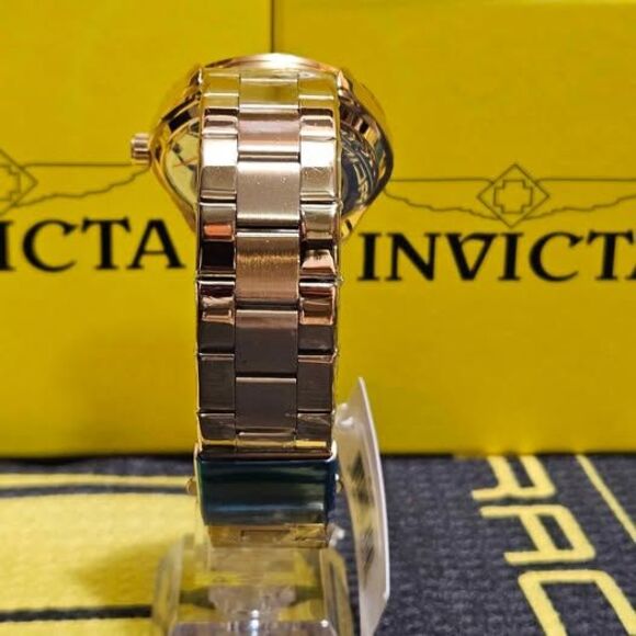 Invicta Skeleton Automatic Watch – Gold & Silver Two-Tone – Men’s Luxury Design - Picture 7 of 7